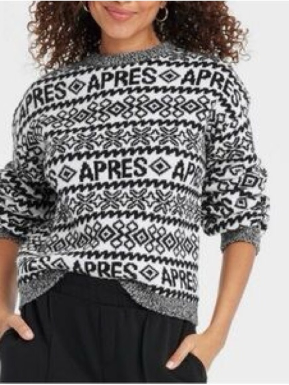 Fair Isle Apres Ski Women's Sweater